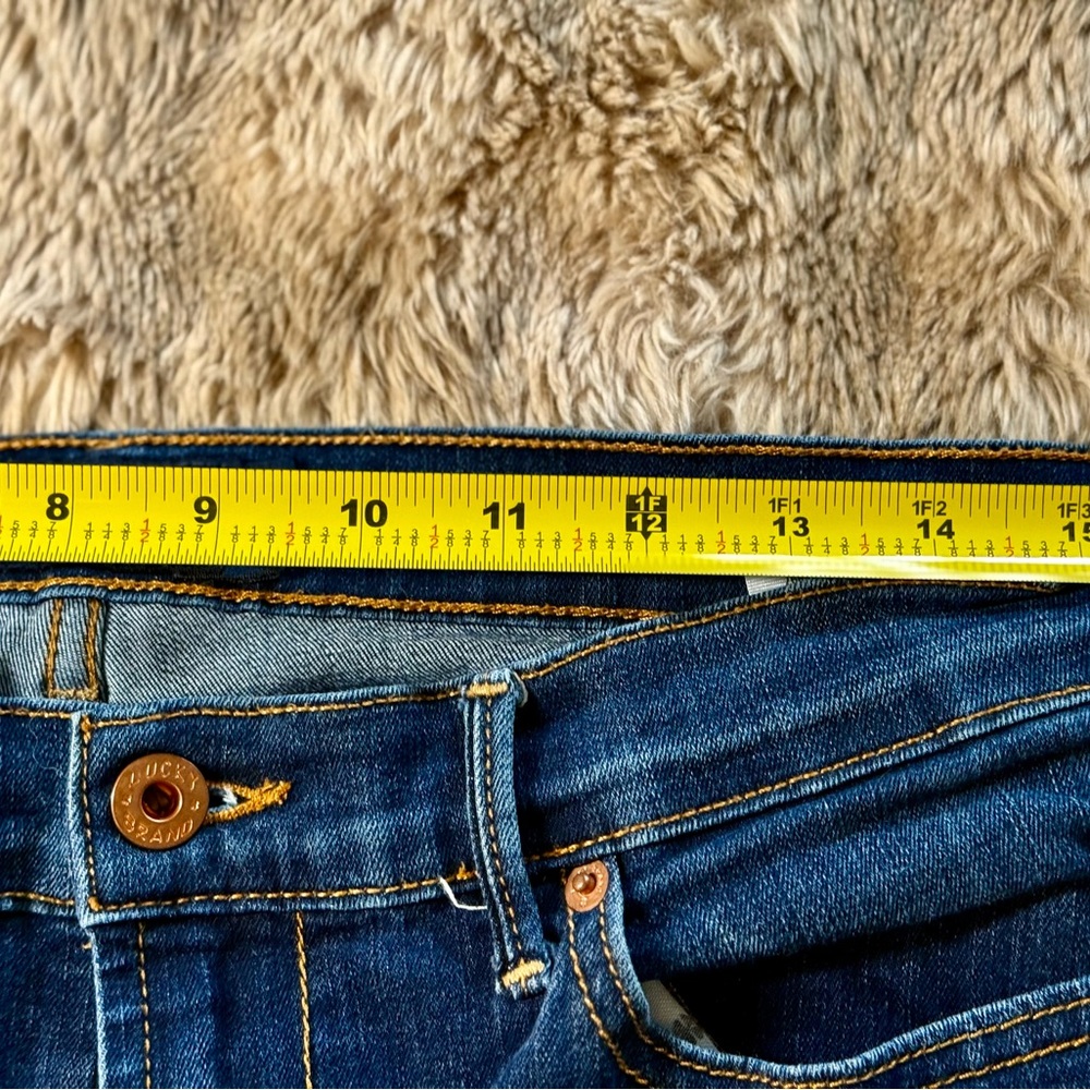 Lucky Brand Women's Dark Blue Bootcut Stretch Jeans 29/31 Sweet’N Low - Picture 10 of 10